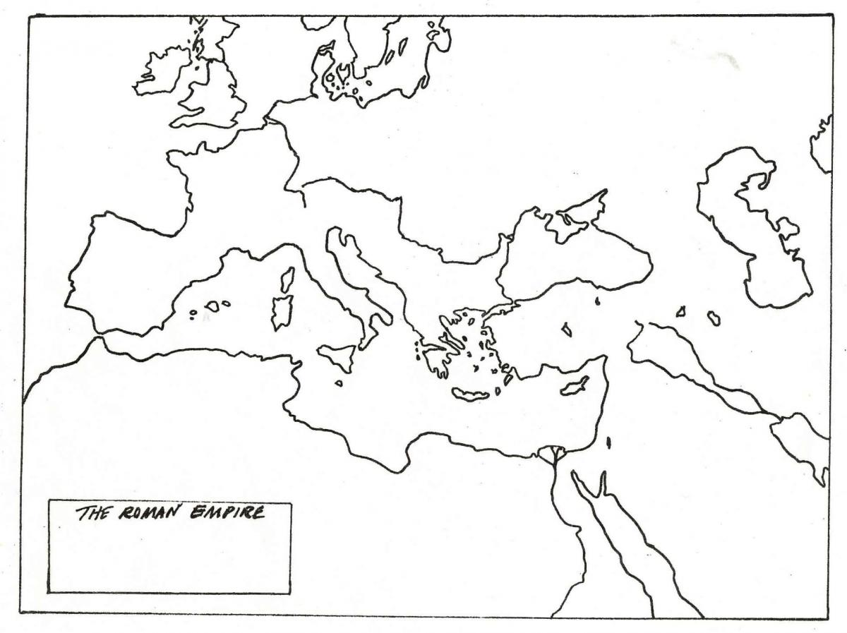 бланковой mapie Rzymu