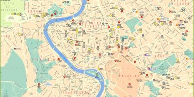 Miasta Roma mapie