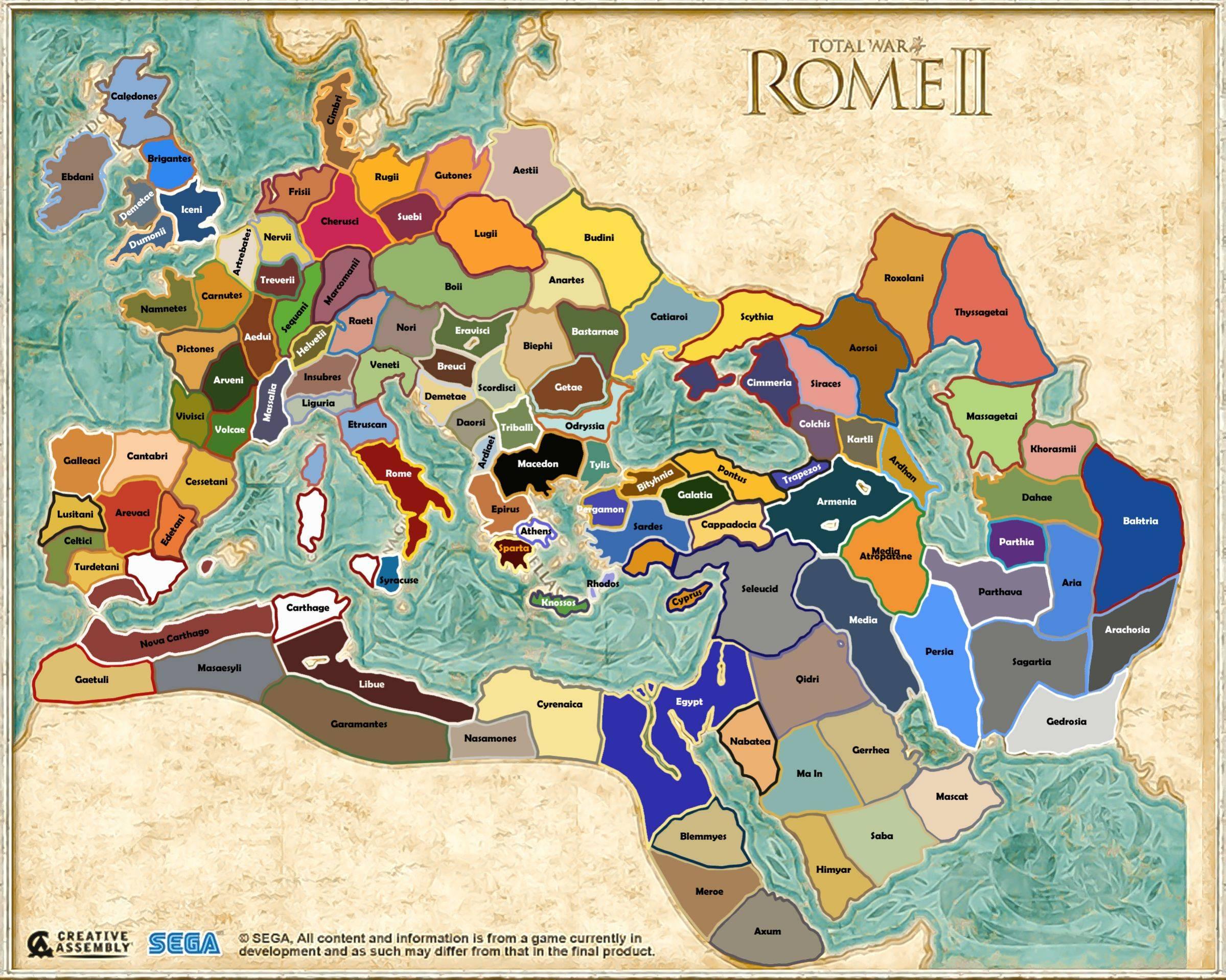 rome 2 total war faction
