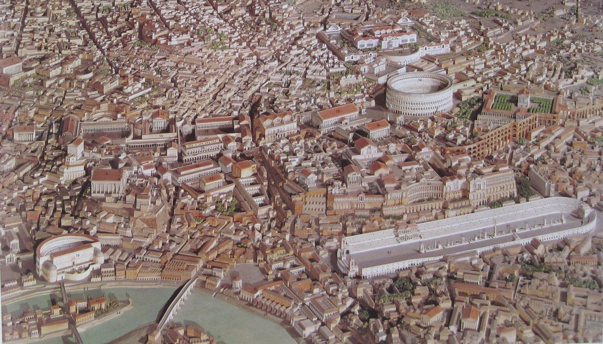 Mapa 3D Starożytny Rzym