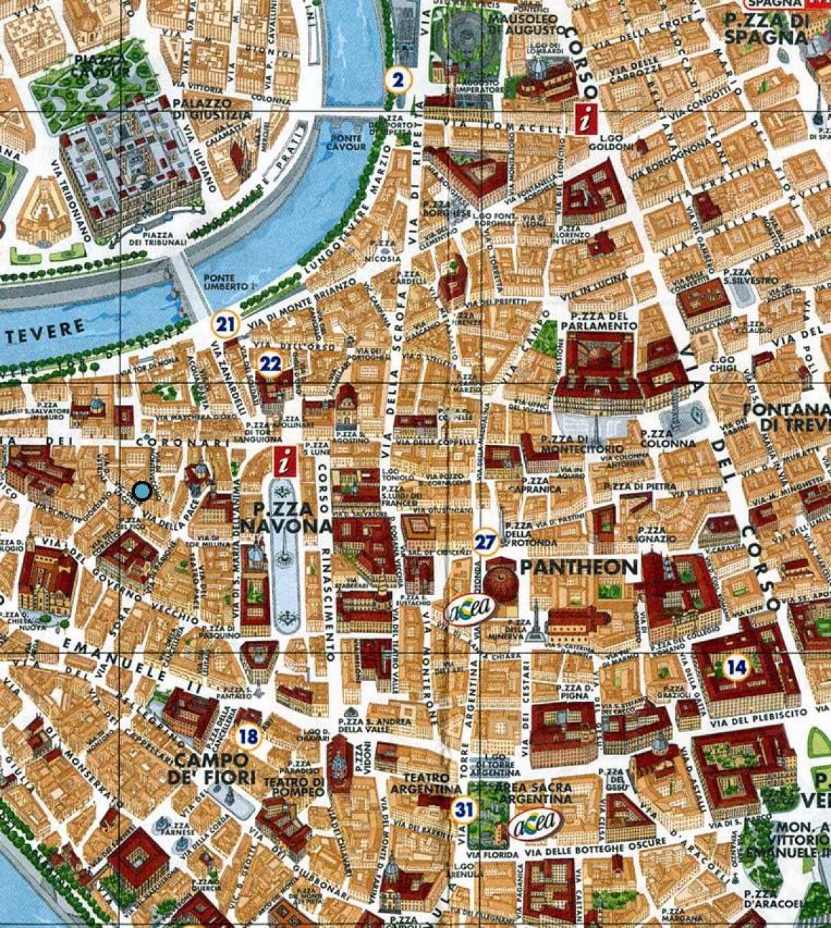 mapa Rzymu, Piazza Navona