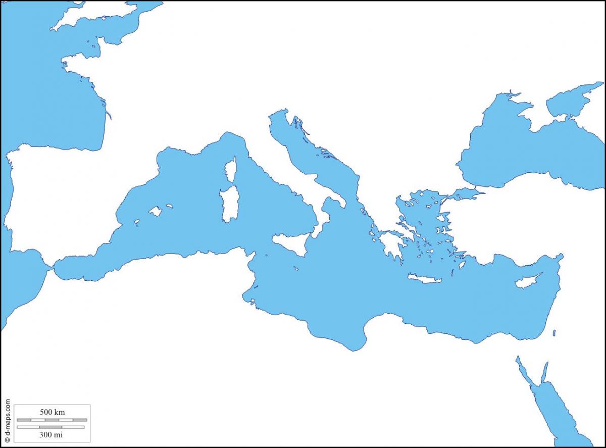 Mapa Rzymu pusty