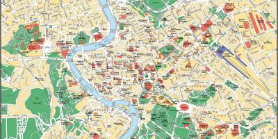 Mapa ulic w Rzymie, Włochy