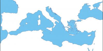 Mapa Rzymu pusty