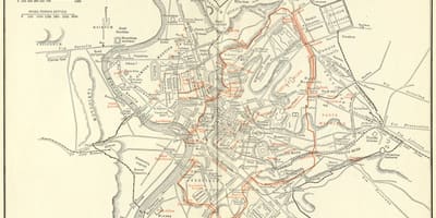 Mapa Starożytnego Rzymu ulica 